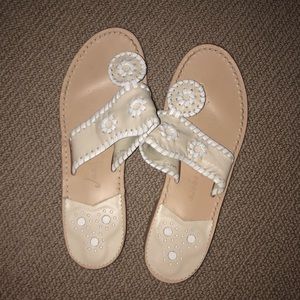 Like New White/Cream Jack Rogers